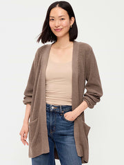 Longline Open-Front Wrap - Chocolate Malted
