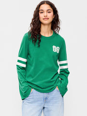 EveryWear Long-Sleeve Graphic T-Shirt - Rainforest Jewel