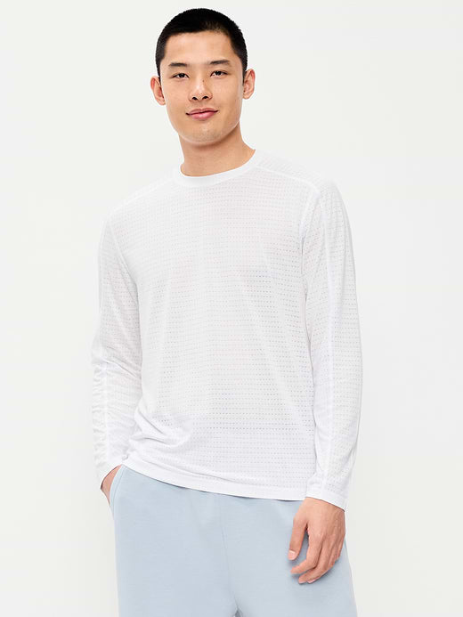ProTrain Relaxed Mesh T-Shirt - White Lilies