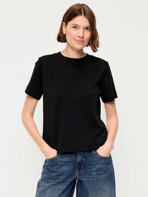 Heavyweight Crew-Neck T-Shirt - Black Jack