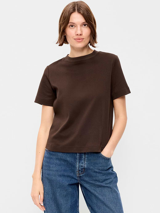 Heavyweight Crew-Neck T-Shirt - Earthen
