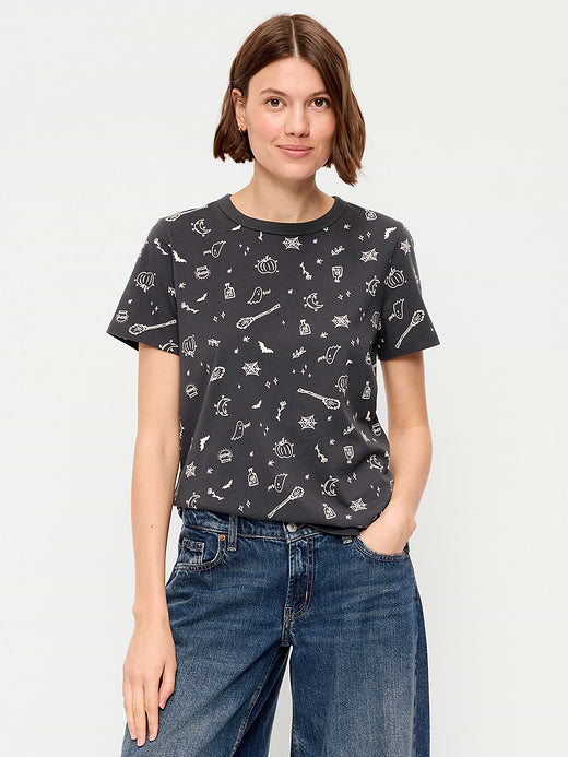 EveryWear Crew-Neck T-Shirt - Halloween Icons
