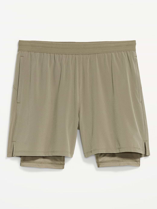 2-In-1 Performance Run Shorts -- 5-inch inseam - Banyan