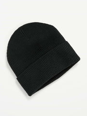 Ribbed Beanie for Men - BlackJack
