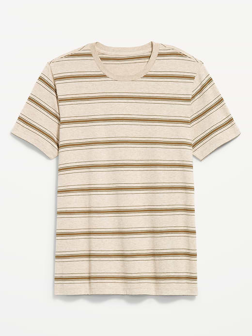 Crew-Neck Striped T-Shirt - Soil Stripe