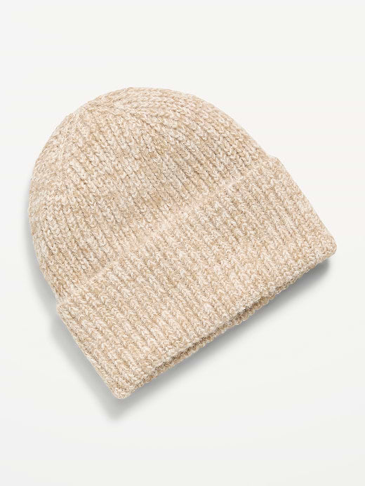 Ribbed Beanie for Women - Neutral
