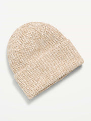 Ribbed Beanie for Women - Neutral