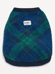 Cozy Sweater for Pets - Navy Plaid (Match the Fam!)