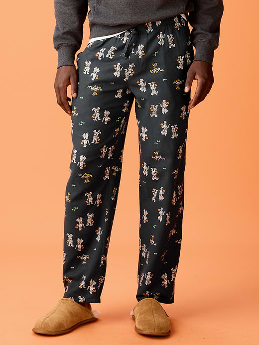 Old Navy x Disney Mickey Mouse Flannel Pajama Pants for Men - Panthers
