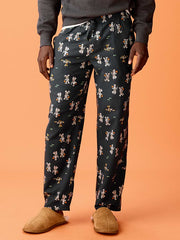 Old Navy x Disney Mickey Mouse Flannel Pajama Pants for Men - Panthers