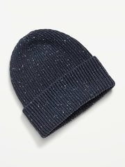 Ribbed Beanie for Men - Dusk Navy