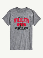 High School Musical Property Of Wildcats Short Sleeve Graphic T-Shirt - Athletic Heather