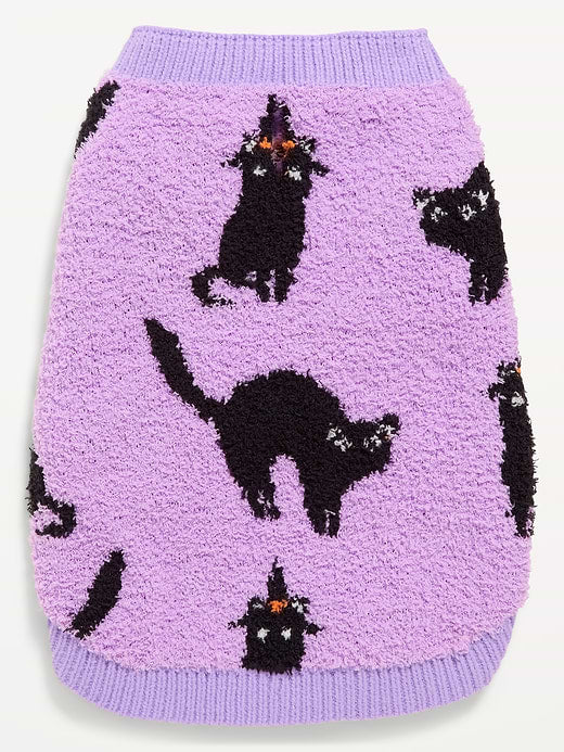 Cozy Halloween Sweater for Pets - Scaredy Cat
