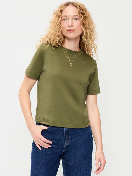 Heavyweight Crew-Neck T-Shirt - Hearthwood