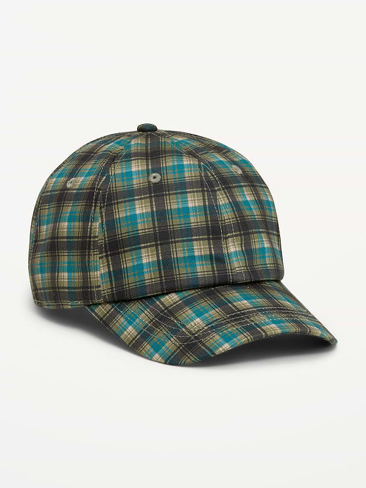 Plaid Baseball Hat for Men - Speed Plaid