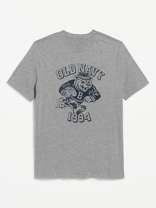 Logo Graphic T-Shirt - Faux-Heather Gray