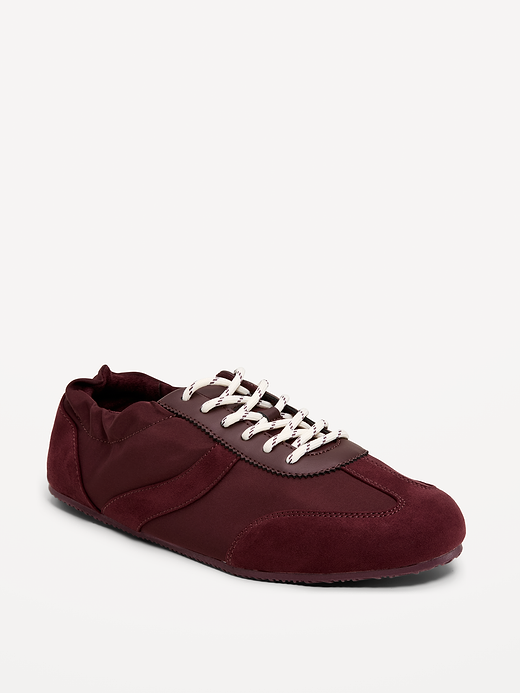 Ruched Lace-Up Sneakers for Women - Grand Canyon