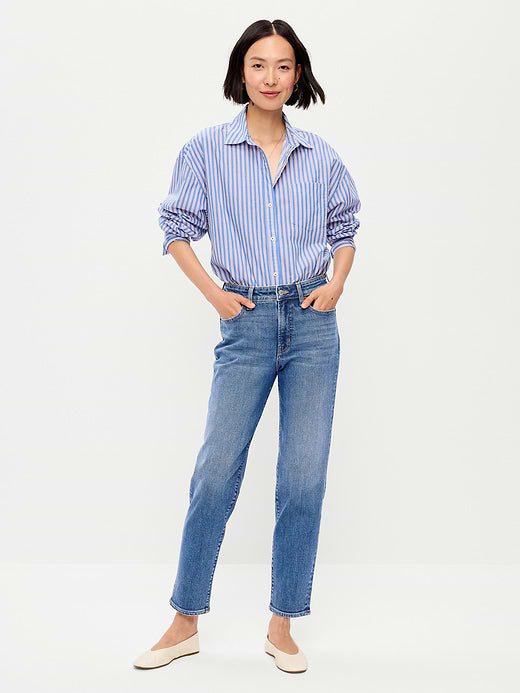 High-Waisted OG Straight Ankle Jeans - Flossie Ann