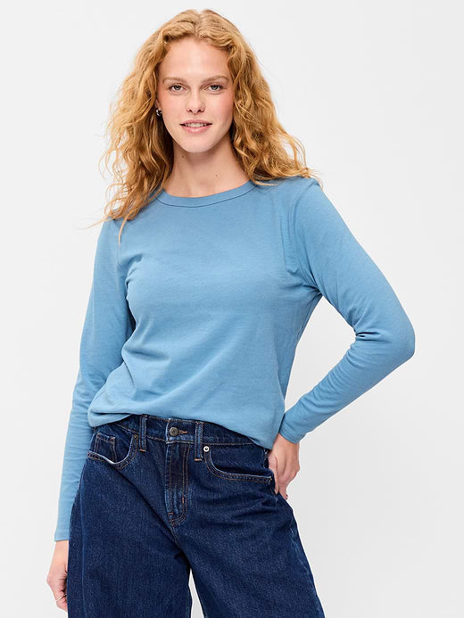 EveryWear Long-Sleeve T-Shirt - Naturalist Blue
