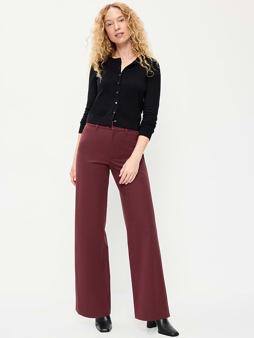 High-Waisted Pixie Super Wide-Leg Pants - Raisin Arizona