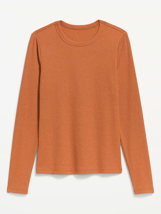 Snug Long-Sleeve Ribbed T-Shirt - Spice of Life