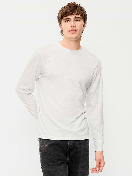 Relaxed Rotation Crew-Neck T-Shirt - Light Heather Gray