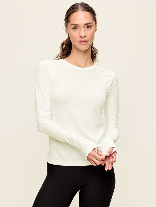 Fluid Seamless Fitted Top - Magnolia