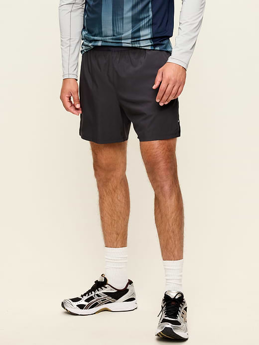 Performance Vent Run Shorts -- 5-inch inseam - Panther