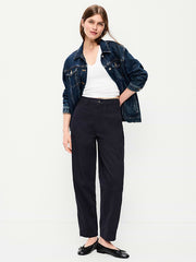 High-Waisted OGC Chino Tapered Straight Pants - Navy Captain