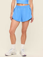High-Waisted StretchTech 2-In-1 Run Shorts - Cloisonne