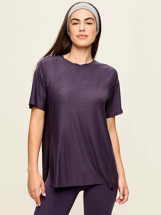 CloudMotion Short-Sleeve Tunic - Nebula