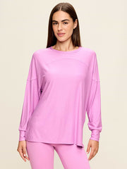 CloudMotion Long-Sleeve Tunic - Orchid