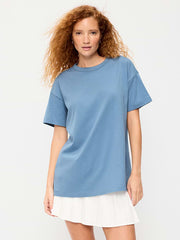 Oversized EveryWear Tunic T-Shirt - Naturalist Blue