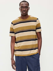 Crew-Neck Striped T-Shirt - Yellow Stripe