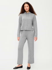 SoSoft Wide-Leg Sweatpants - Heather Gray