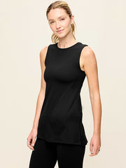 StudioSmooth Tunic Tank - Black Jack