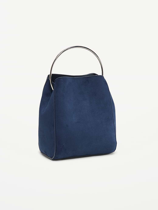 Romantic Ring Handle Bag - In The Navy