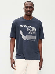 Heavyweight Graphic T-Shirt - Dusk Navy