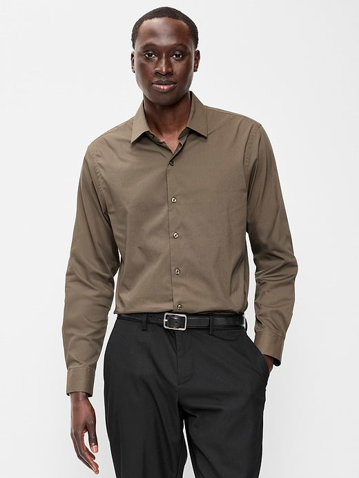 Slim Fit Pro Signature Performance Dress Shirt - Elkhorn