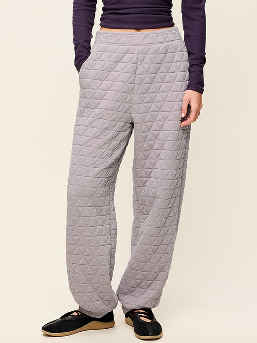 Quilted Bounce Fleece Sweatpants - Mockingbird
