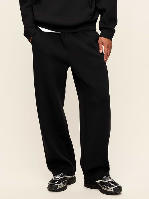 Bounce Fleece Baggy Sweatpants - Black Jack