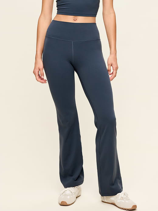 High-Waisted StudioSmooth Flare Leggings - Dusk Navy