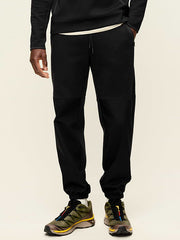 Dynamic Fleece Mixed Media Joggers - Black Jack