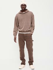 90s Straight Double Knee Carpenter Jeans - Dark Brown