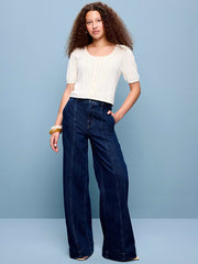Extra High-Waisted Super Wide-Leg Jeans - Josie