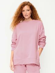SoComfy Relaxed Tunic Sweatshirt - Bergamot