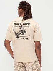 Loose Heavyweight Graphic T-Shirt - Cozy Ivory