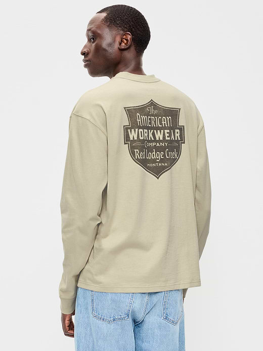Long-Sleeve Heavyweight Graphic T-Shirt - Elbow Grease