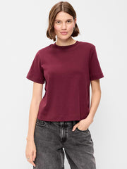 Heavyweight Crew-Neck T-Shirt - Red Lacquer