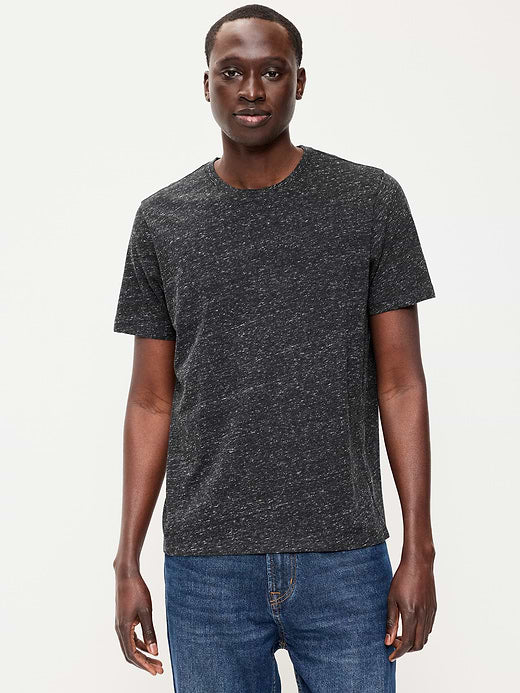 Crew-Neck T-Shirt - Black Jack Destroy